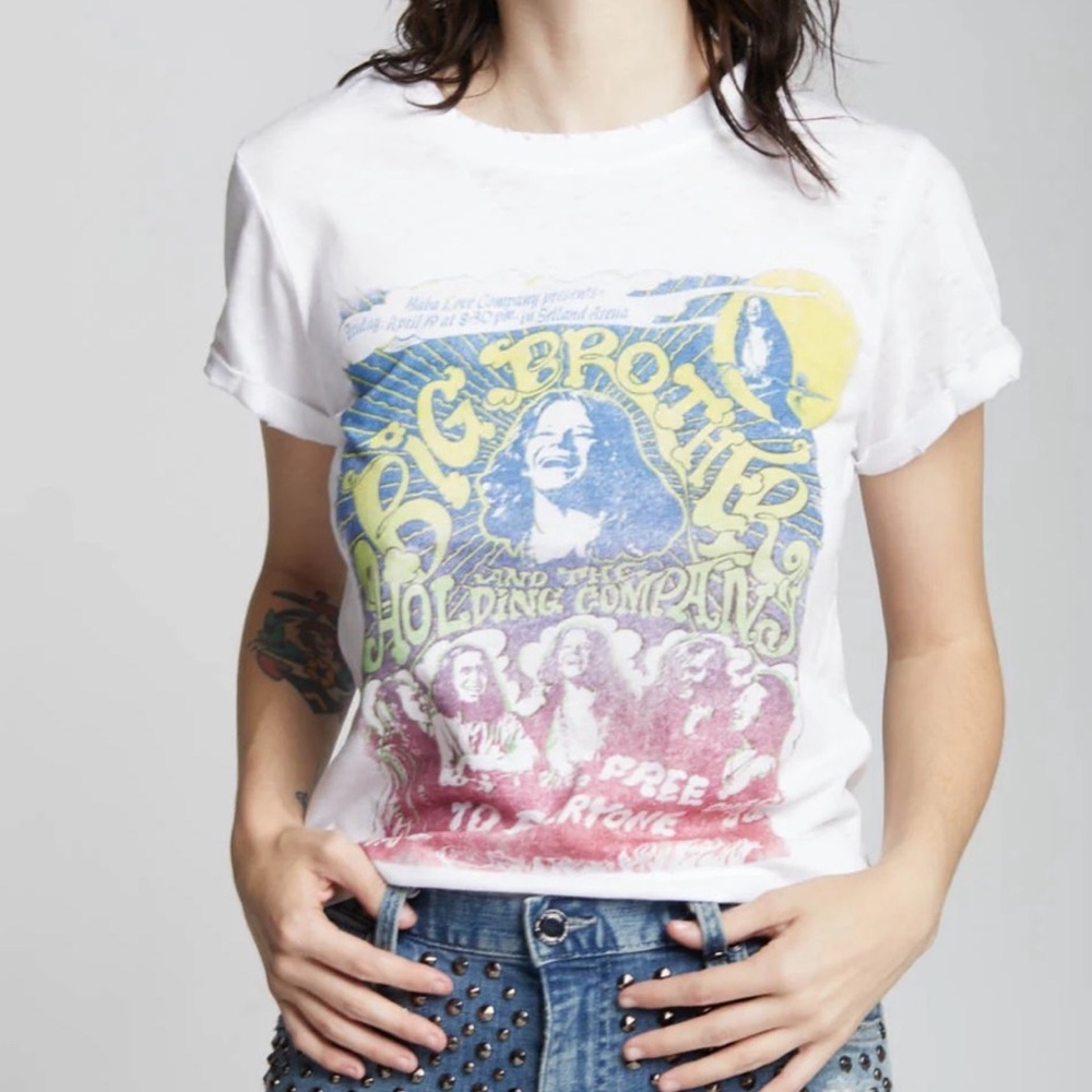 Recycled Karma Odd People Janis Joplin Big Brother & Holding Company T Shirt